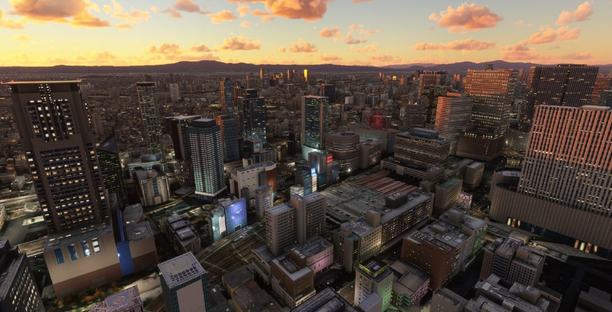 SamScene3D Osaka City for MSFS