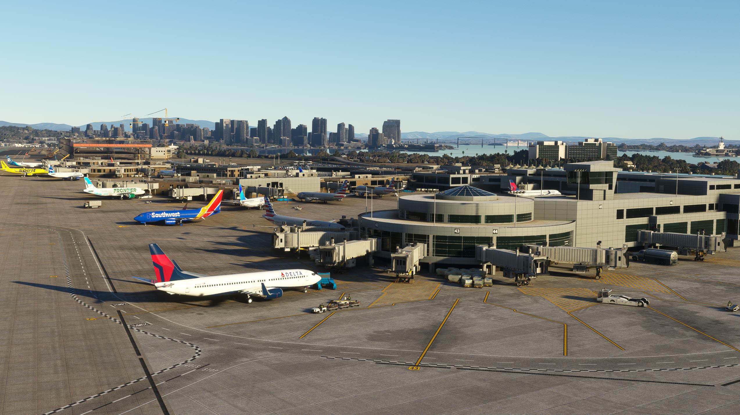 BMWorld & AmSim San Diego Airport KSAN released - Microsoft Flight ...